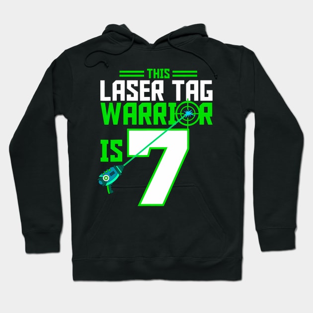 This Laser Tag Warrior is Gaming Birthday Party Hoodie by vulanstore